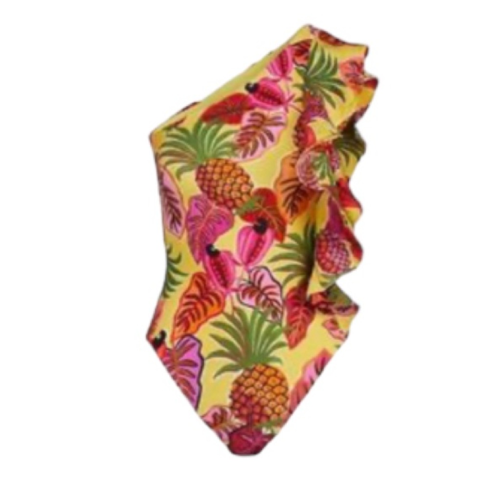 Farm Rio Fruit Dream One Piece Swimsuit Size Large - Picture 5 of 10